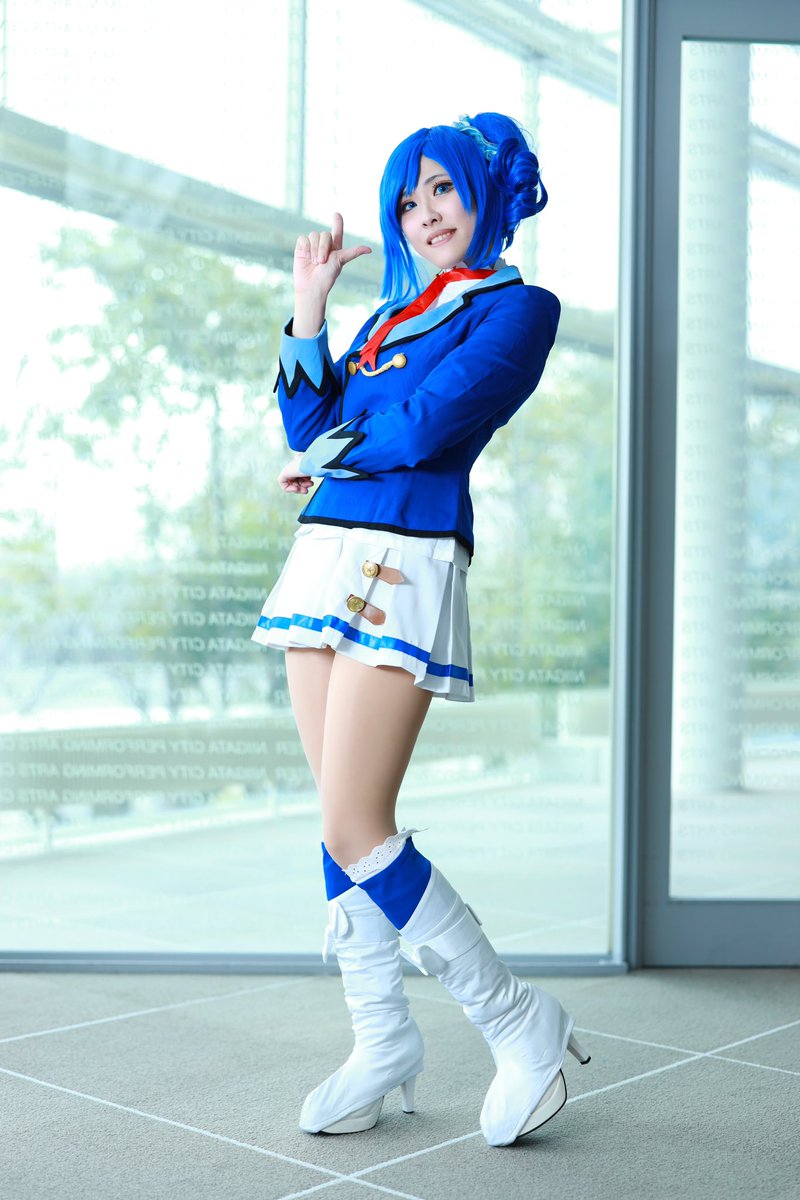 アイカツ 霧矢あおい ハイブルーパレードコルセット コスプレ