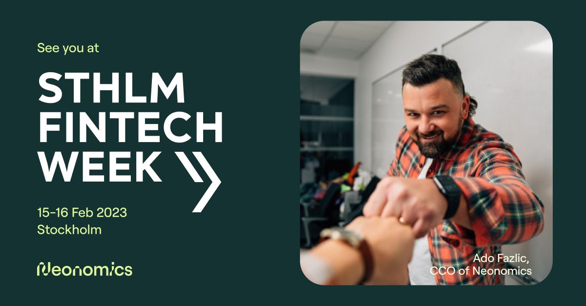 We’re coming for you today @SthlmFintechW! 🚀

Catch Ado Fazlic, CCO of Neonomics to talk all things open banking. Connect with him on the networking app or LinkedIn.👋

#stockholm #fintech #openbanking #nordics #stockholmfintechweek #sthlmfintechweek #stockholm #nordicfintech