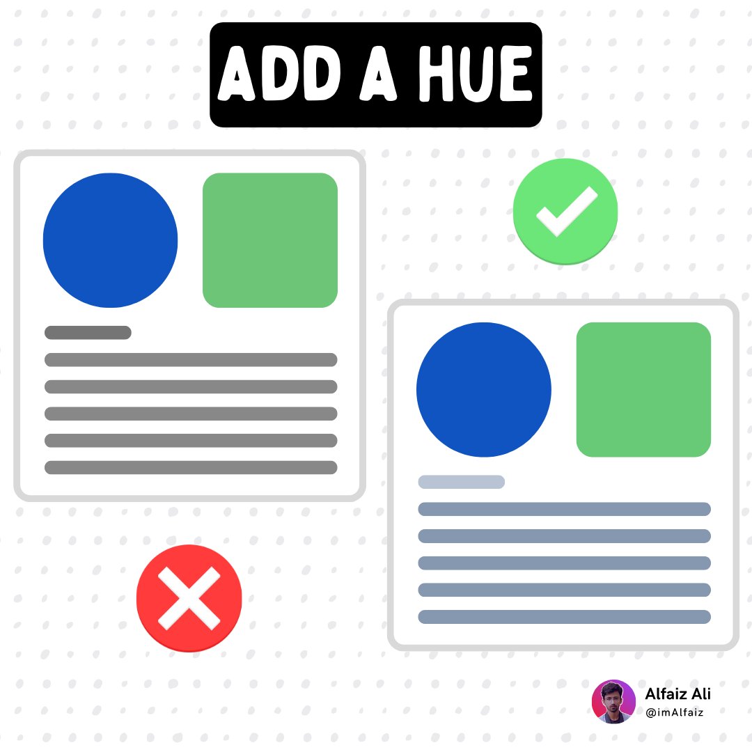 Color combination basics frontend devs should know about 🧵: https://t.co/ExqIPclZDT