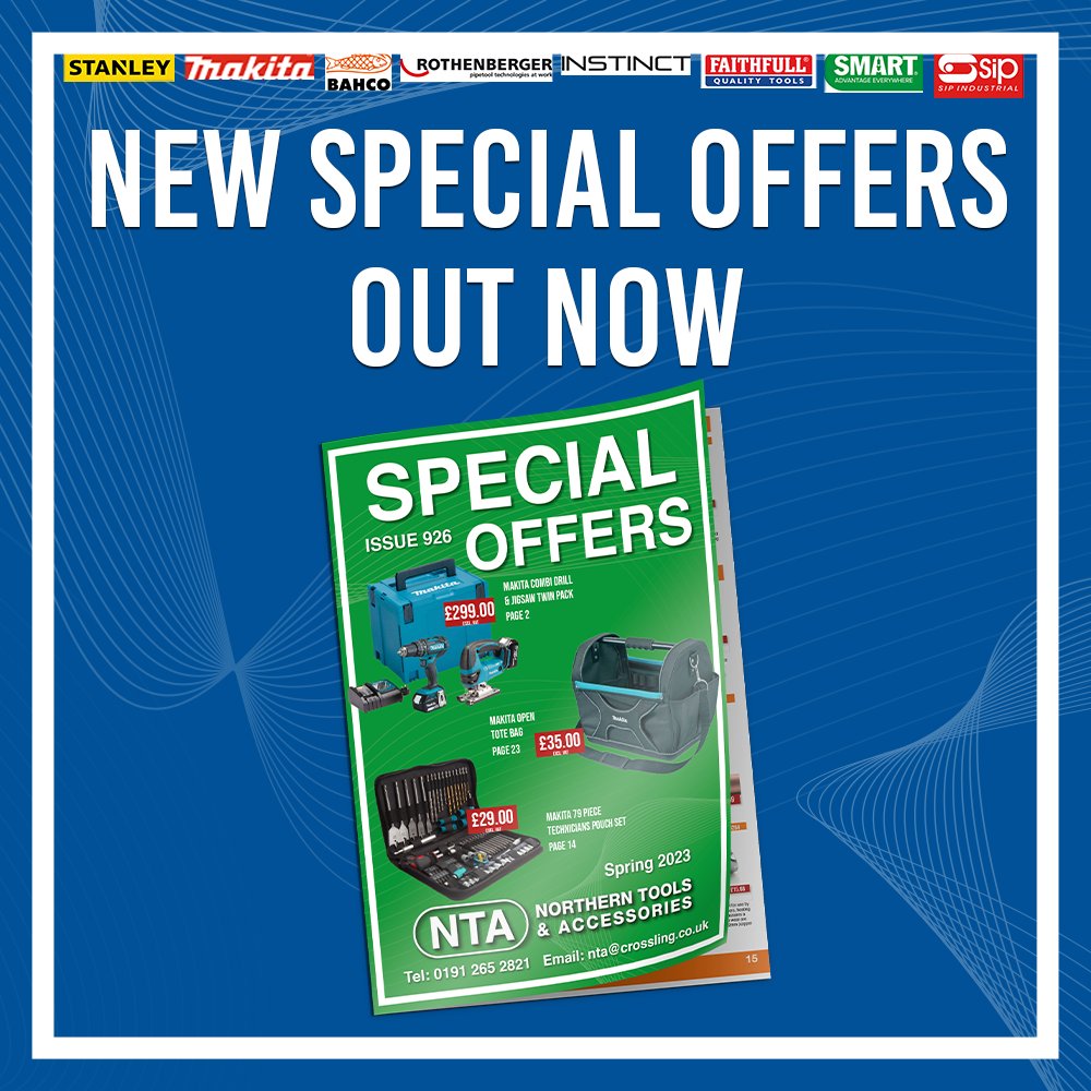 Next time you are in store, be sure to pick up a Special Offers brochure. Featuring some fantastic products at great prices! Or, view it online now!
crossling.co.uk/documents/Nort…