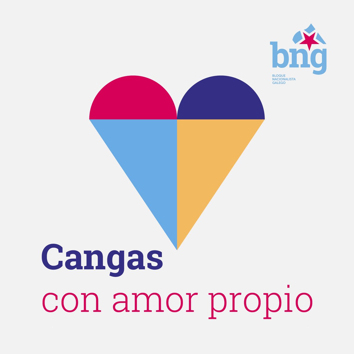 BngCangas's tweet photo. 💙 CANGAS CON AMOR PROPIO 💙
🏘️Unha vila da que sentirnos orgullosas.
🗣️Recuperemos o diálogo e a convivencia na vida municipal.
#unhanovagaliza #concelloaconcello #cangas2023 https://t.co/RcGKGqjuT8