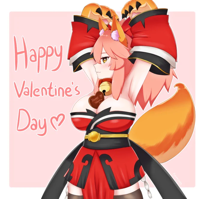 Happy Valentine's Day #FGO #FateGO #タマモキャット 