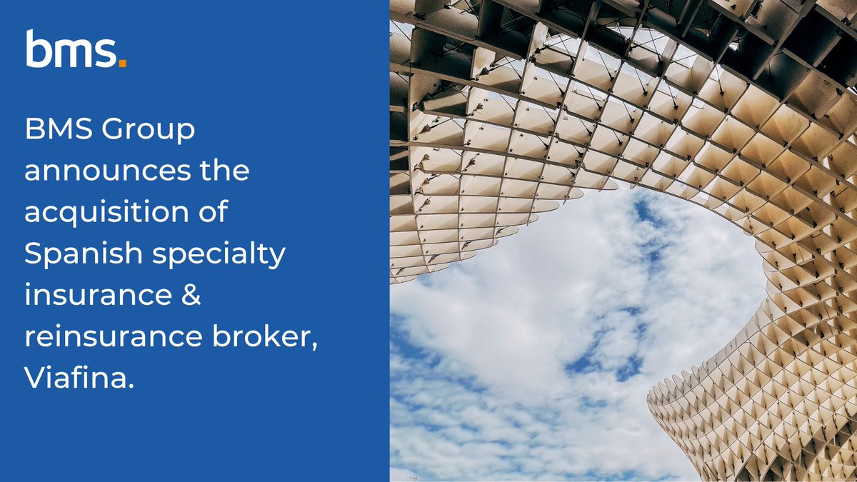 We are thrilled to announce that we have recently acquired the Spanish specialty insurance and reinsurance broker, Viafina. 

To read the press release in full, click the link:  bit.ly/3I22n0c 

#insurance #reinsurance #growth