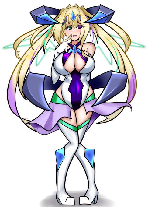 ◯レヴェリーヴァイス『エレメントオブカルテット』スフィアライザーが破損した為、女神の力抜きでましろが変身した姿。クリムハートをベースにメアとティファリスの力をその身に宿す。淫魔と精霊の噛み合わせ的に中の二人はかなり嫌々だが、ましろが死ぬと4人まとめて死ぬのでメアも渋々協力する 