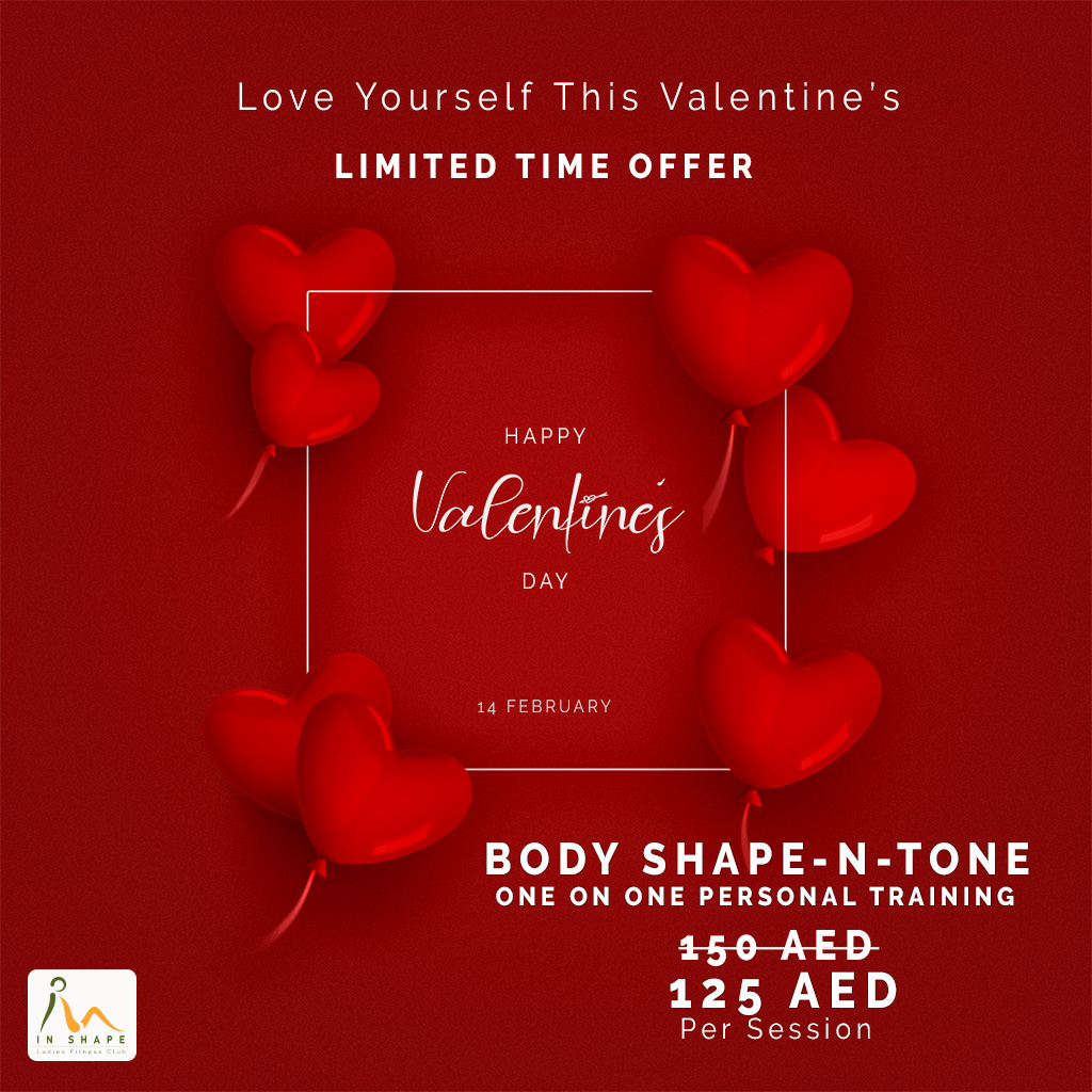 inshapeme's tweet image. Love yourself this Valentine and give your body the attention it deserves! Indulge in a personalized Body SHAPE-N-TONE One-on-One personal training Book now! 0544042828 💪
#womensfitness #gym #workout #loveyourbodynow
inshapeme.com
conta.cc/3K5jMrq
