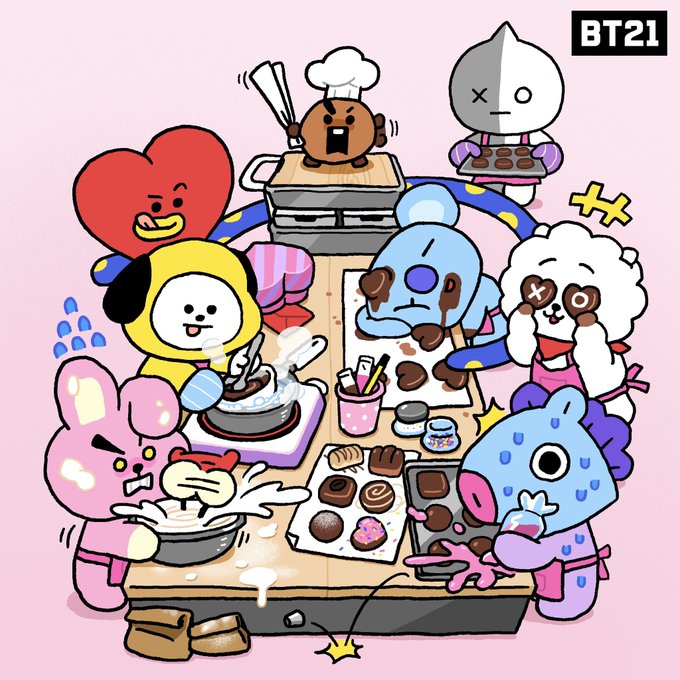 「BT21@BT21_」 illustration images(Latest)