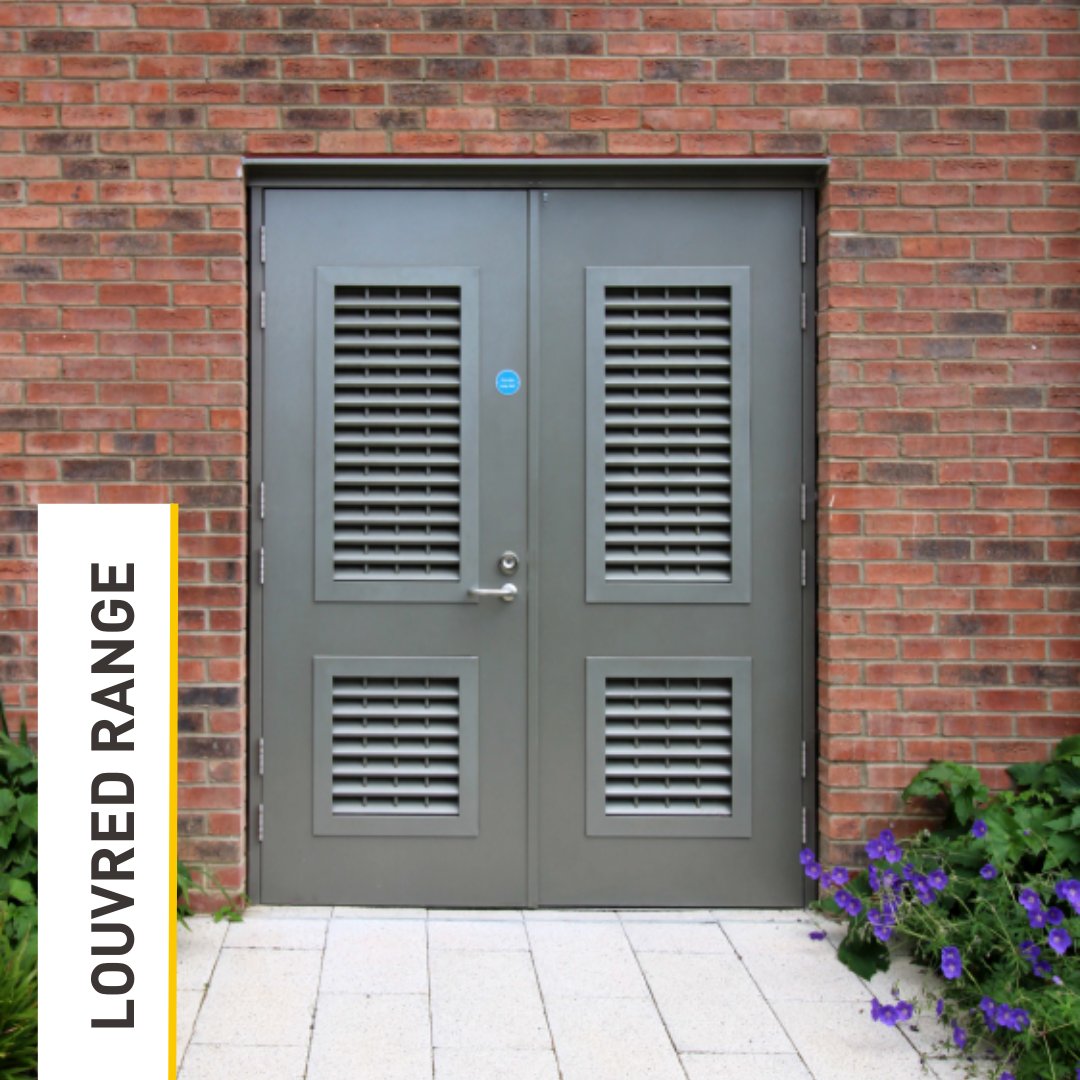RotecSecurity's tweet photo. Our sleek louvred door compliments the brickwork while providing essential ventilation throughout, with high-securing ratings to deter and prevent unauthorised entry 🔒 

This door was featured on the Blackhorse Mills scheme in North London.

#steeldoors #securityawareness https://t.co/qOouSmTB7J
