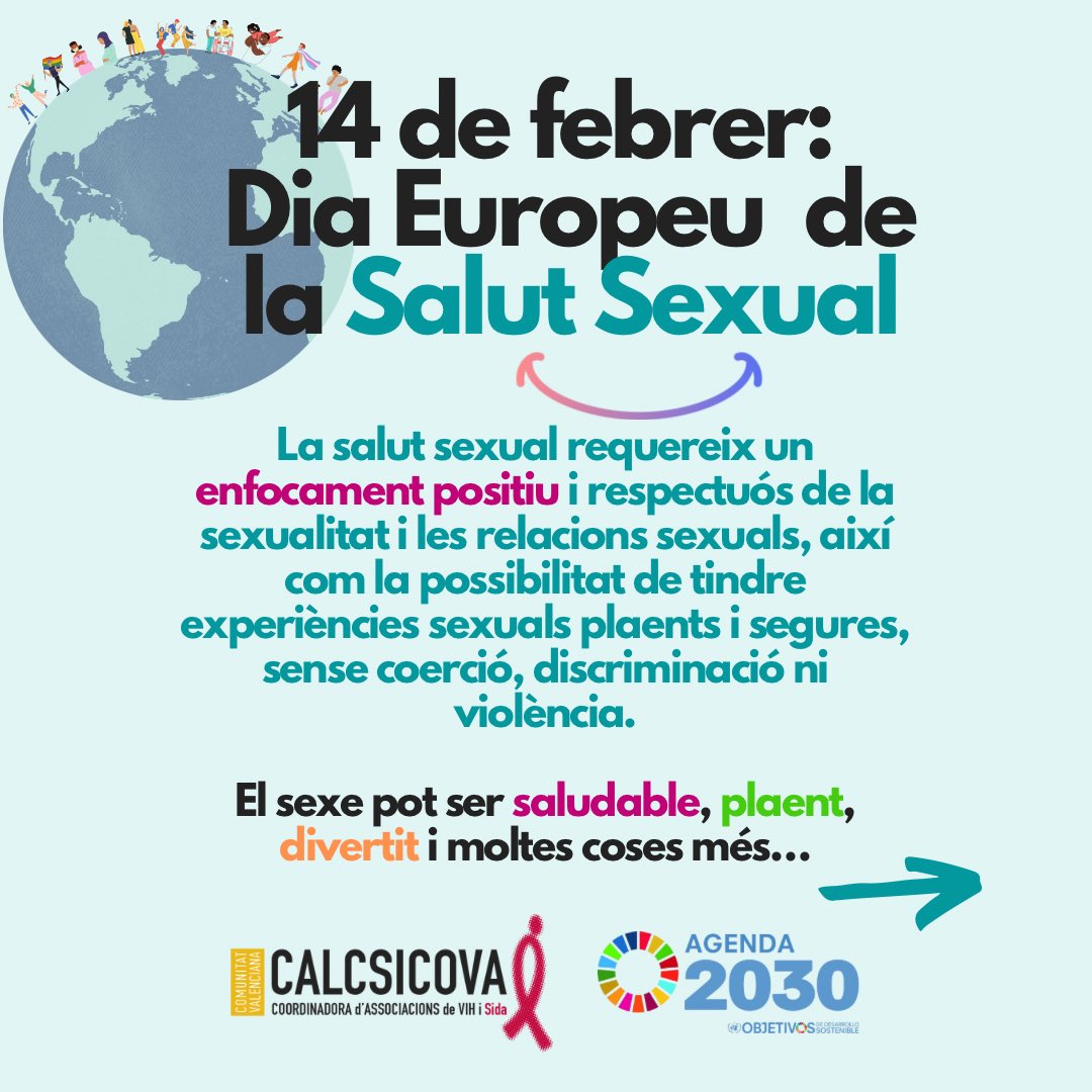 calcsicova's tweet photo. 🗓14 de febrer➡️ #DiaEuropeuSalutSexual🌍
https://t.co/sP60lZHNHK
#Sensibilització #Objectiu2030 #ConstruintFutur⚙️ https://t.co/7L8jiWFgtP