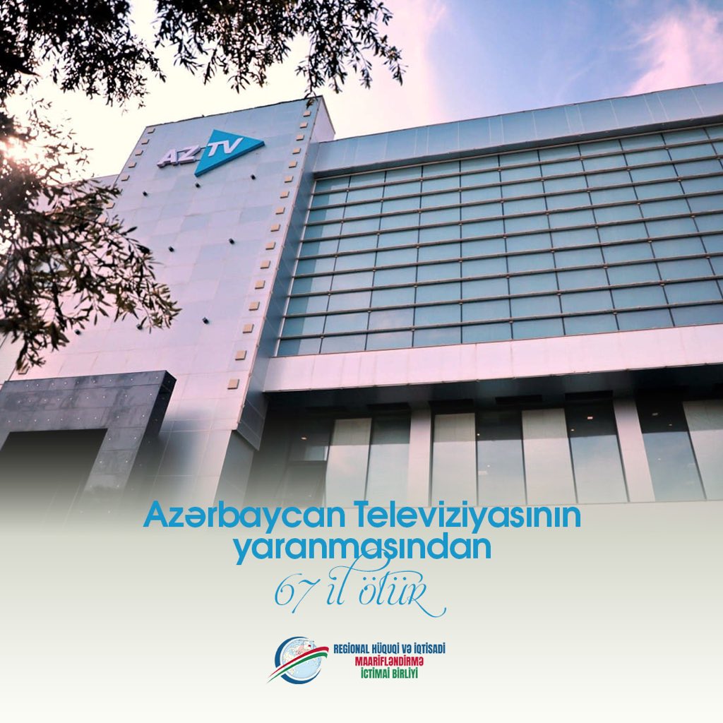 Bu gün Azərbaycan Televiziyasının yaranmasından 67 il ötür. Bu münasibətlə televiziya işçilərini təbrik edir, fəaliyyətlərində uğurlar arzulayırıq! 

#rhim #azərbaycanteleviziyası #67il