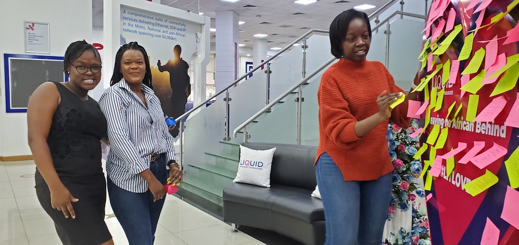 LiquidHomeKE's tweet image. It's all work and fun today at #LiquidIntelligentTechnologies. 
#ValentinesDay🥰 #WeAreLiquidKE #LITLove