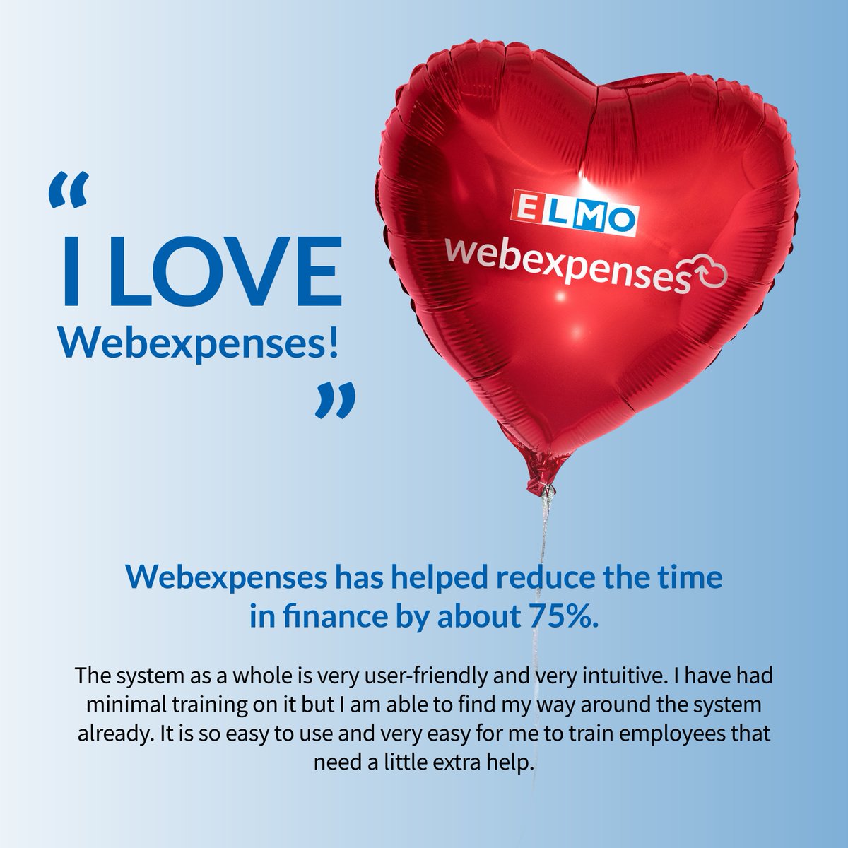 Love is in the air at #Webexpenses this Valentine's Day 💙❤️

Our 'user-friendly' and 'intuitive' system is what made this Webexpenses user fall in love with us!

#ValentinesDay #ExpenseManagement
