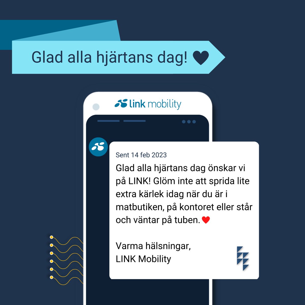 Glad alla hjärtans dag önskar vi på LINK! 💙