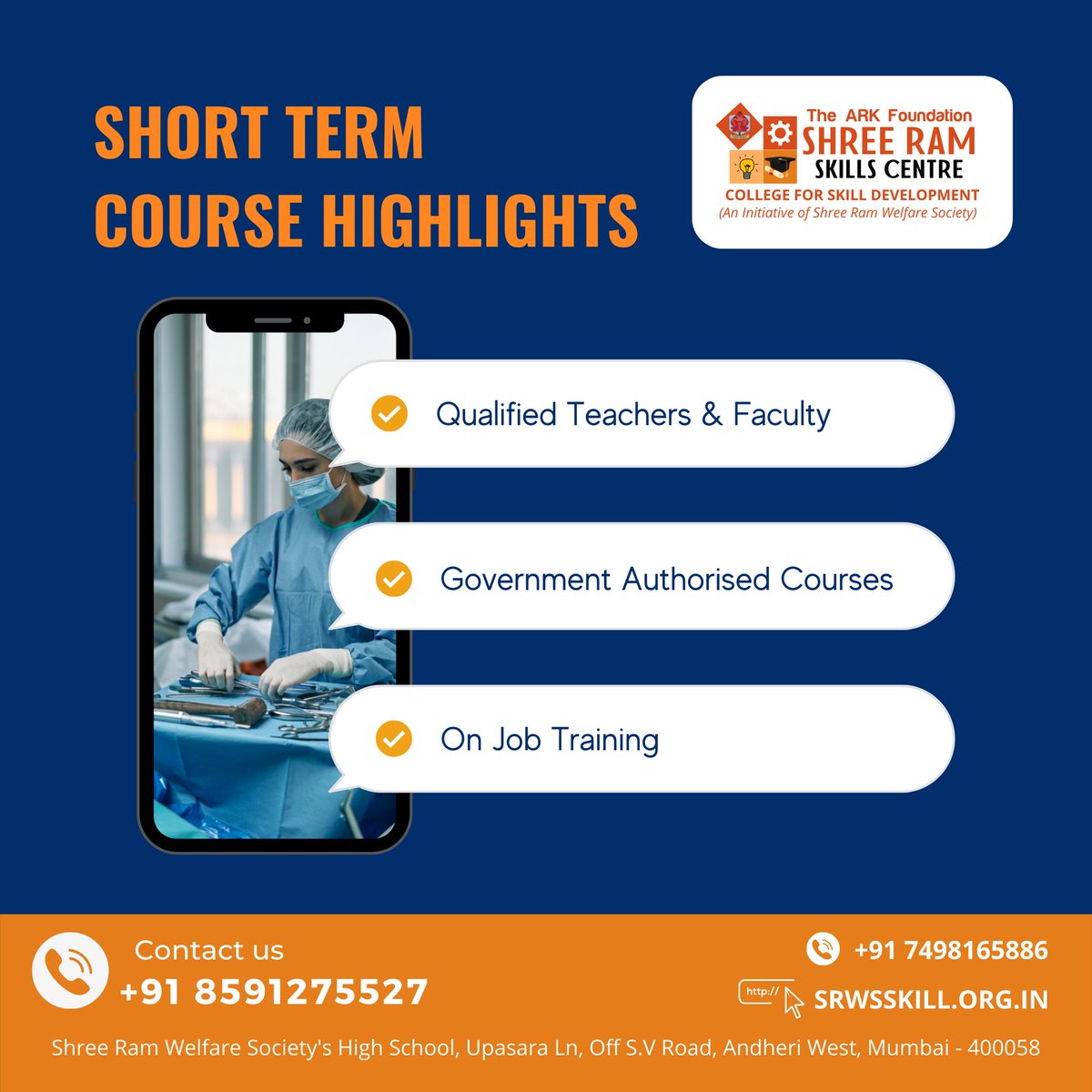 ShreeRamSkills's tweet photo. Our goal at Shree Ram Skills Centre is to help you reach your dreams no matter where they take you in life.
.
.
.
.
.
#ShreeRamSkillsCentre #SRSC #SRWS #ShreeRamWelfareSociety #SRWSHighSchool #SkillDevelopment #Skills #Andheri #Mumbai #VilleParle #Schhol #Education #Classes https://t.co/2ohsdBflGg