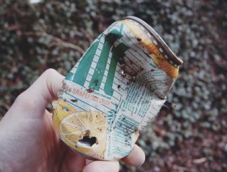 eohiggins's tweet image. Dug up an old Lilt can in the garden. 

Such precious memories. 

You never forget your first crush.