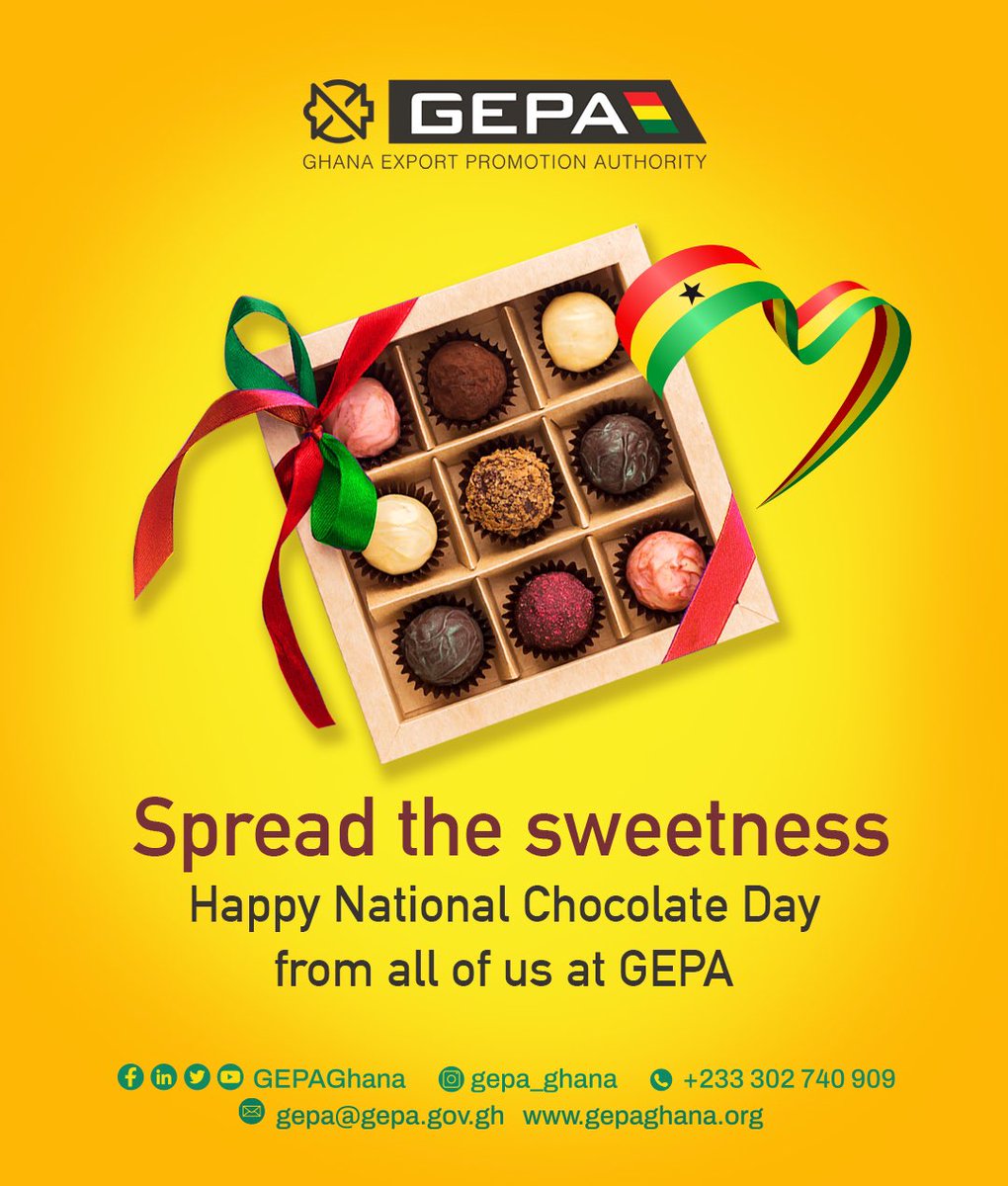 Ghana Export Promotion Authority 🇬🇭 on Twitter "Spread the sweetness