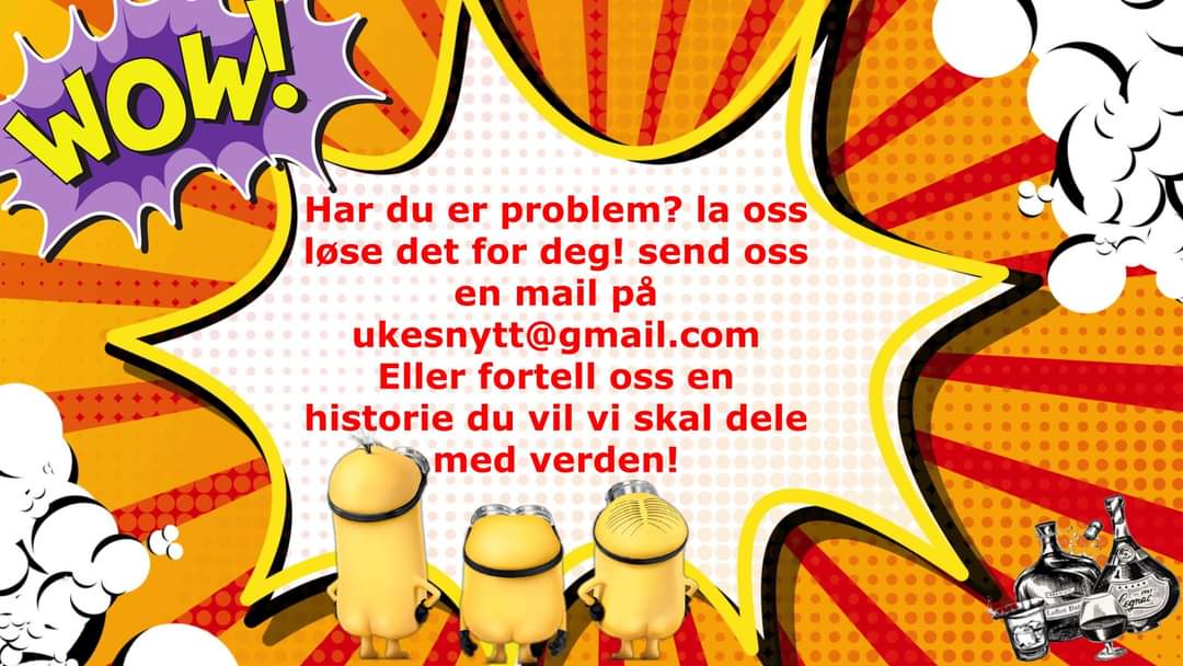 Uke_Snytt's tweet image. #podcast #norsk #nordnorsk #satire #humor #komedie #hjelp #morro #historier #vihjelperdeg #tips #ukesnytt #nyheter #problemløsing #problemløser #segment
Hjelp oss å hjelpe deg! Send oss et problem å vi løser det på podden for deg! Del en historie å vi forteller den