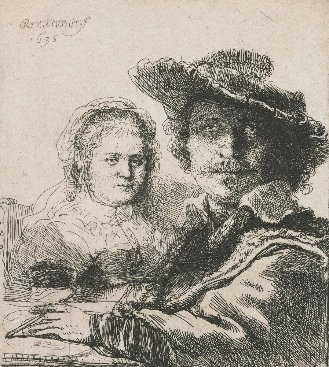 Rembrandt and Saskia wish all our followers a loving #Valentinesday 💘