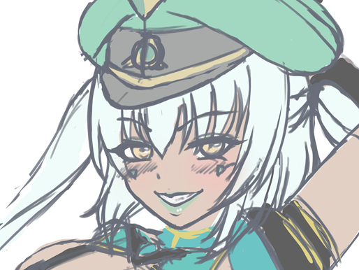 スレイブ・ラピス描いてる 