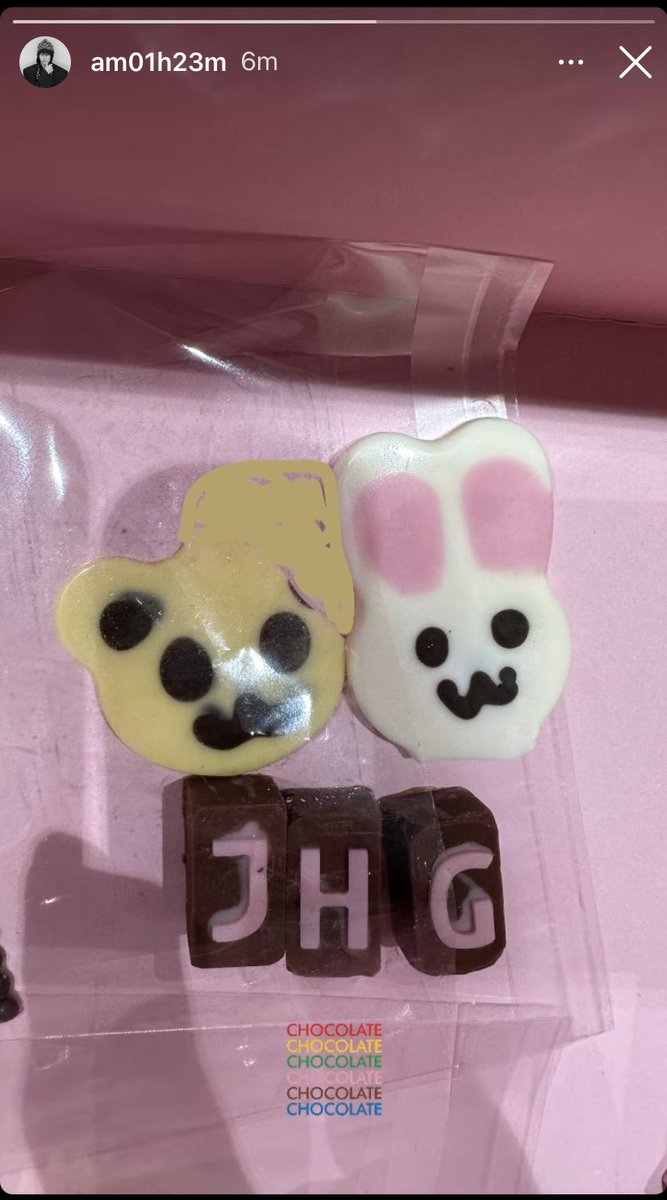 hyungyu instagram story update chocolate made by who?😝💗🤭 ㅋㅋㅋㅋ #TransitLove2 #Hyungyu