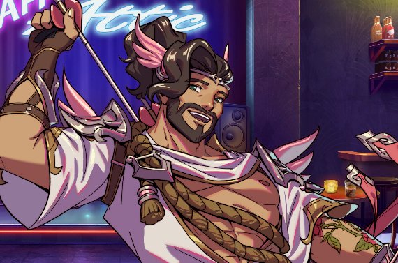 huckleberry 😉🌵 doing art on Twitter: "giving cupid hanzo green eyes is
