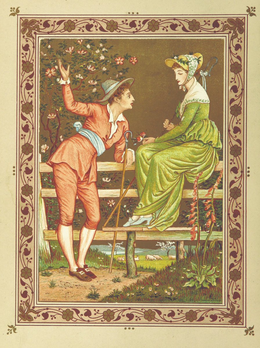 The Quiver of Love 1876 #KateGreenaway #WalterCrane #ValentinesDay