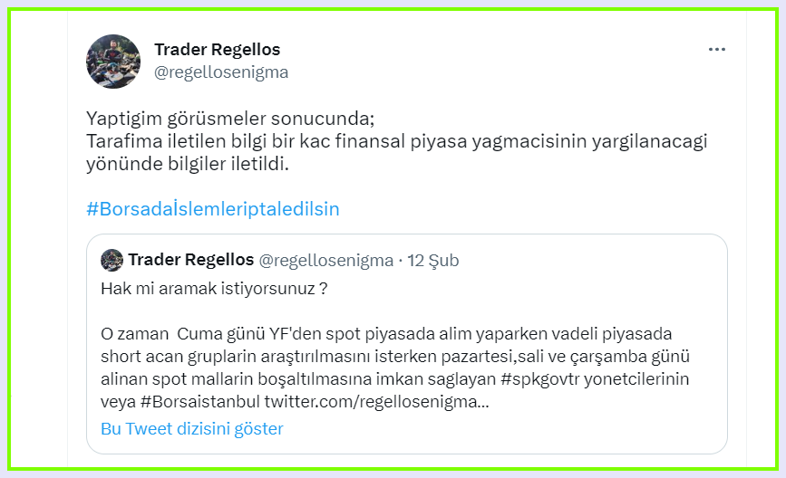 isik_perran's tweet photo. Trader Regellos:”Tarafima iletilen bilgi bir kac finansal piyasa yagmacisinin yargilanacagi yönünde bilgiler iletildi.” dedi.

#dzgyo #ecilc #eczyt #dmsas #dnisi #doas #derhl #derim #desa 
 QNBFL https://t.co/GLs2aTRKt1