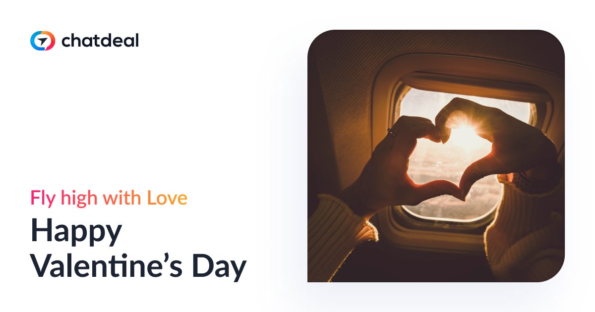 Happy Valentine's Day!

Flights - are the best present. Contact us to get this special present for the best price - 𝘄𝘄𝘄.𝗰𝗵𝗮𝘁𝗱𝗲𝗮𝗹.𝗰𝗼𝗺

#chatdeal #cheapflightsfares #cheapflights #cheapflightticket #cheapflightsdeals #cheapflight
#ValentinesDay2023 #ValentinesDay