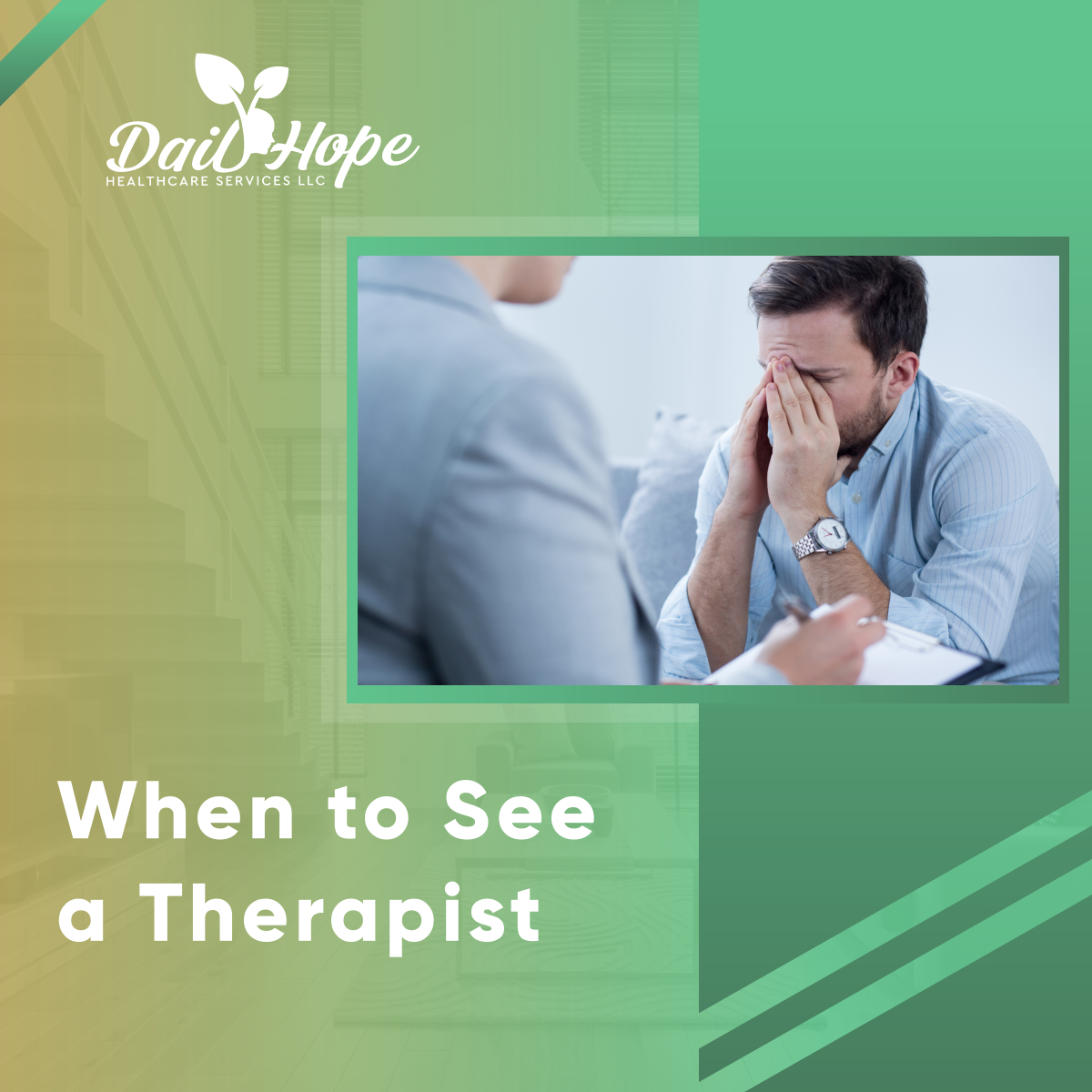 DailyHopeHC's tweet image. One important question regarding mental health is when to see a therapist. It is normal to feel negative feelings like anger, sadness, stress, and more, for short periods of time.

Read more: facebook.com/permalink.php?…

#TucsonAZ #MentalHealthServices #SeekProfessionalHelp