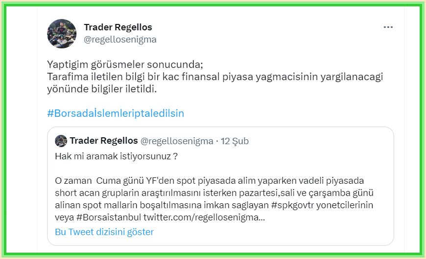 isik_perran's tweet photo. Trader Regellos:”Tarafima iletilen bilgi bir kac finansal piyasa yagmacisinin yargilanacagi yönünde bilgiler iletildi.” dedi.

#pekgy #papil #akgrt #ozbal #ostim #akmgy #ıhlas #isdmr #ihlas 
 PRKME https://t.co/G92Lt78ty2