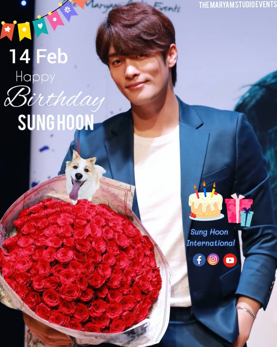 TMSH83's tweet photo. 🎁🎈🎂❤14 Feb. Happy Birthday to SungHoon 2023.02.14
#HappySungHoon1983Day
#HappySungHoonDay
#happybirthday
#photooftheday
#happy
#성훈의데이투
#양희 #Yanghee
#성훈 #SUNGHOON
#방성훈 #Roiii #로이방 #RoiiiBang
#배우성훈 #ソンフン #成勛
#ซองฮุน #sunghoon1983 #bangsunghoon https://t.co/PLGNyKQihO