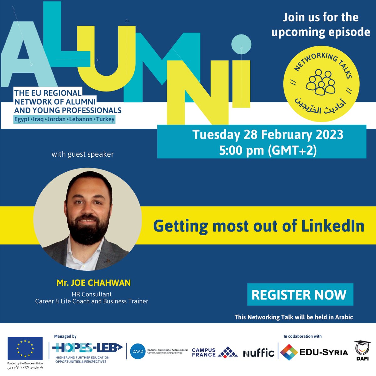 Do you want to get the most out of LinkedIn? Join the upcoming episode of Networking Talks with HR Consultant, Career & Life Coach and Business Trainer Mr. Joe Chahwan. Register now to participate in this mini-workshop for free: framaforms.org/stmr-ltsjyl-fy…