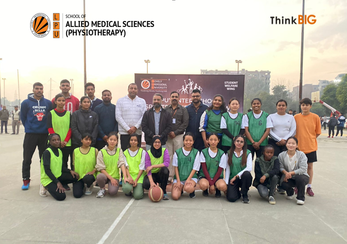 LPUPhysio's tweet photo. The Department of Physiotherapy, School of Allied Medical Sciences are proud of WOMEN BASKETBALL team for reaching final in the Interschool Tournament πππ. We wish you all the best.
Final match will be held today after 5:00PM.
#lpuniversity #Lpuphysiotherapy #=#ThinkBIG https://t.co/d9ChD8eVam