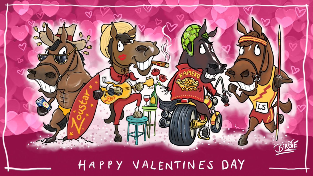 ❤️ Happy Valentines Day ❤️ 

With love from our stallions #Zoustar #HavanaGold #Kameko &amp; #LightningSpear 🌹 🌹 🌹 🌹 

📞 call <a href="/Tweenhills/">Tweenhills</a> to arrange a date for your mare…

#ValentinesDay #QR #2023BreedingSeason

📸 <a href="/DarrenBirdie/">BIRDIE</a>