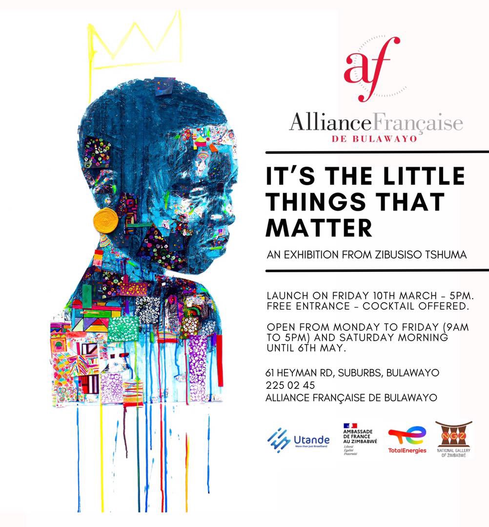 My first solo exhibition people !!! so excited!!!! An experience not to be missed thank you <a href="/BYOgallery/">National Gallery in Bulawayo</a> and alliance française 🙏🏾