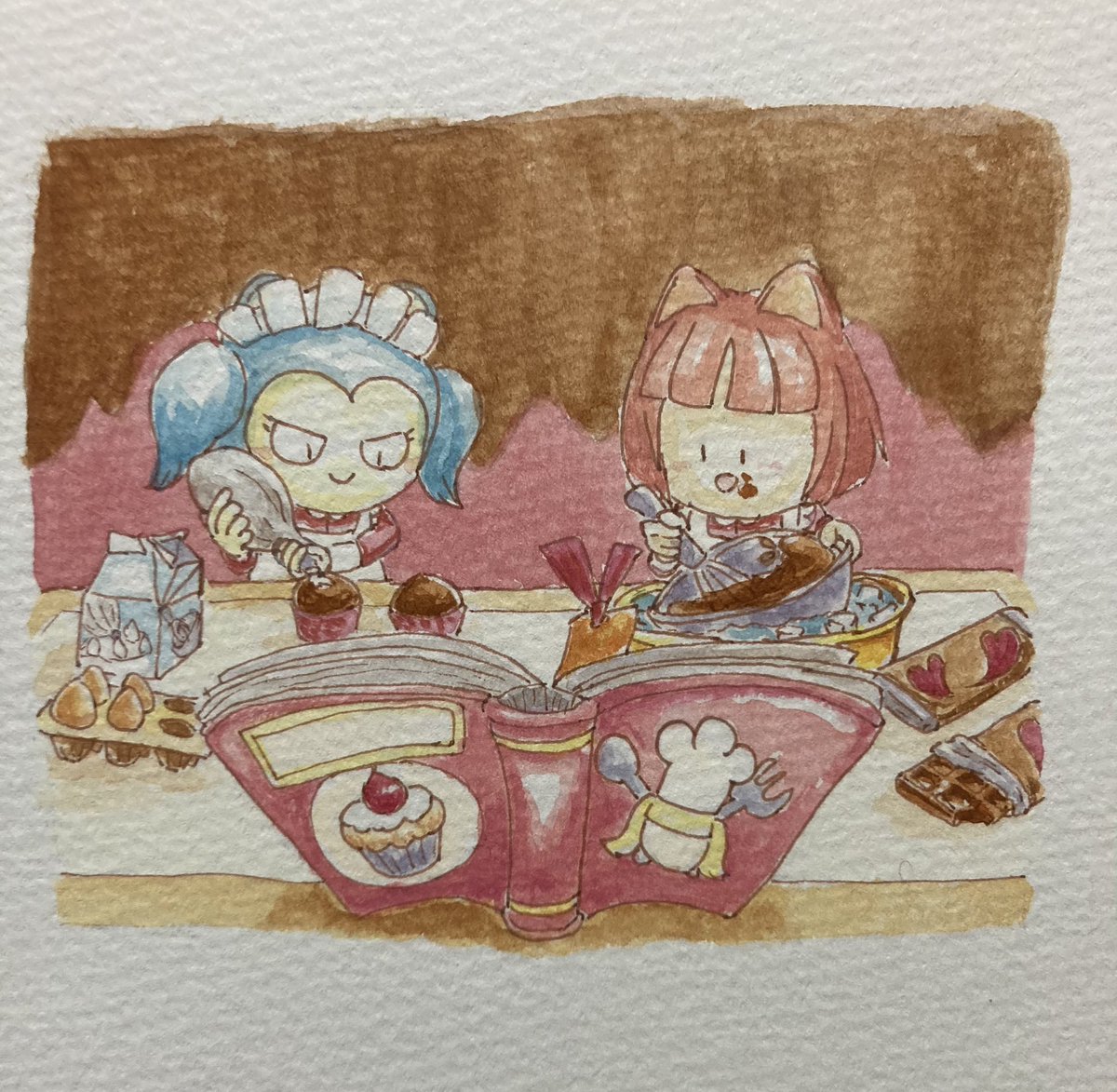AnnDqx's tweet photo. ハッピーバレンタイン♪
チョコ作りも��部屋の中に漂う甘い香りも好き🍫 https://t.co/BKH0I6l87g
