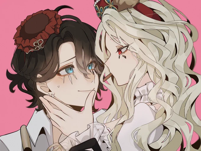 バレンタインエミエダ#第五人格イラスト 