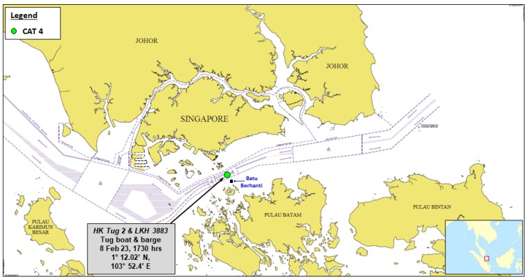 During 7-13 Feb, one CAT 4 incident of armed robbery against #ships in #Asia was reported to #ReCAAP ISC. The incident occurred on board a barge that was being towed by a tug boat while underway in the #Singapore Strait.  #maritime #searobbery #piracy