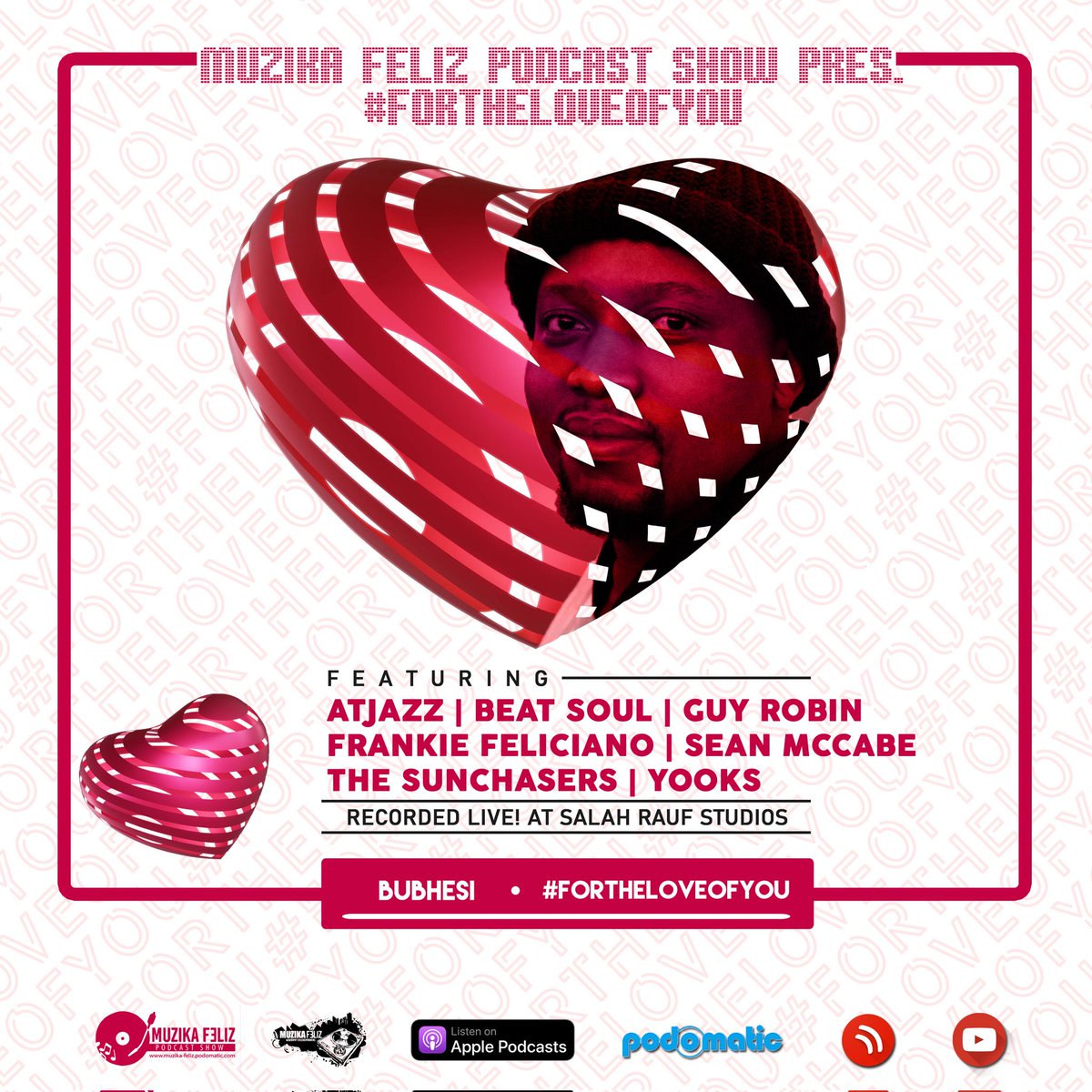 BubhesiMZF's tweet photo. Muzika Feliz Podcast Show Pres. S8/E1 #ForTheLoveOfYou 5th Ed. (Mixed by Bubhesi)

HearThis: https://t.co/qaCeN4Lek3

Download, Share &amp; Enjoy! https://t.co/vHG1ljjVdO