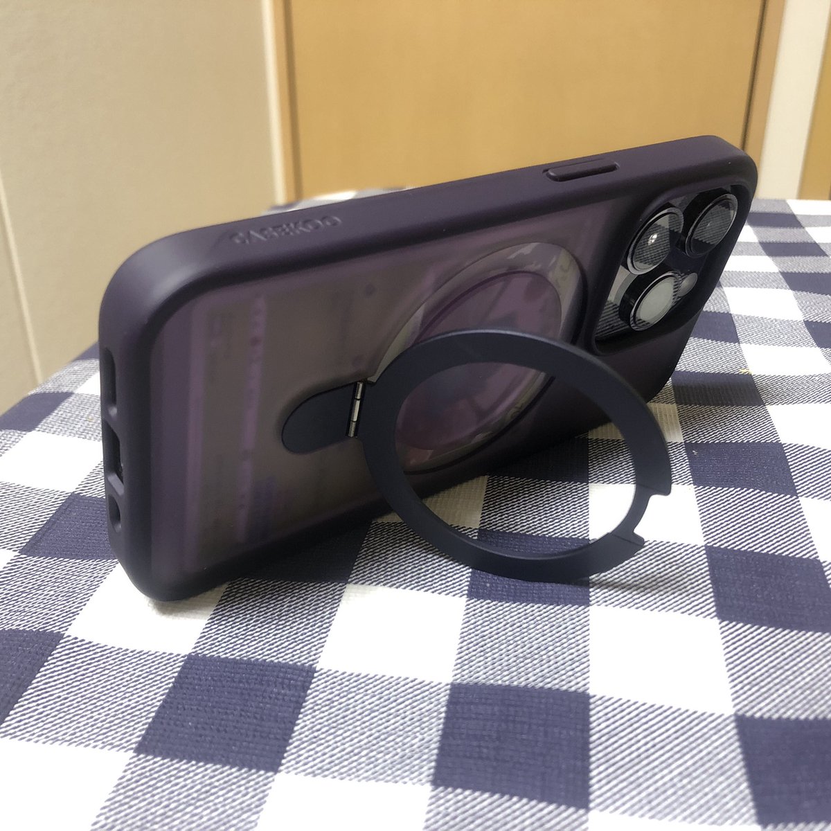 jastinedrian's tweet photo. I received my purple #casekoo Magic stand case today which doubles as a stand and a magsafe 💜 thank you @CaseKoo ✌🏼
I saw this case recommended by @zollotech from his iPhone 14 pro review vlog 😅
#magicstand https://t.co/cwDAqAAZ0V