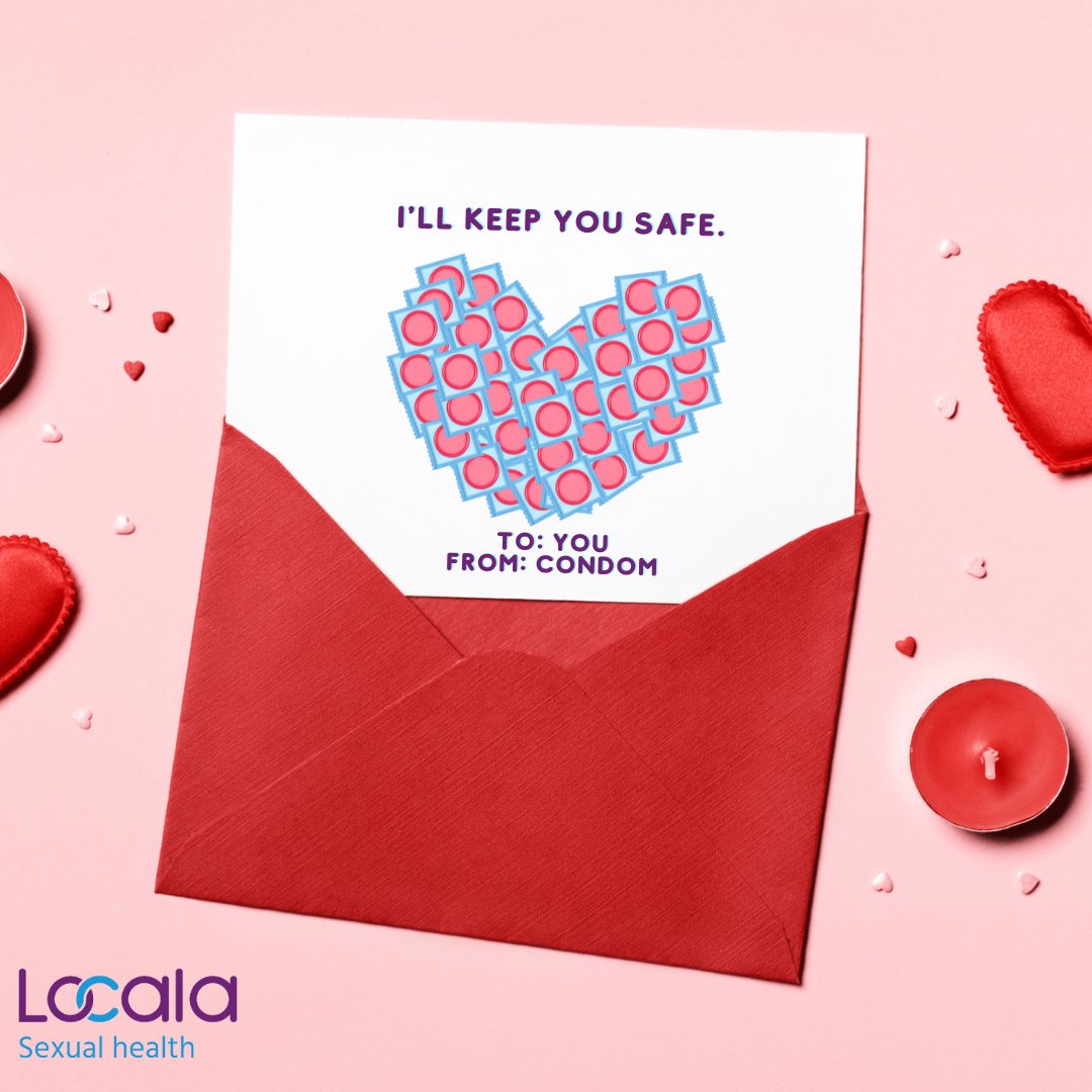 Locala_Safesex's tweet photo. Spread loveΒ β€οΈ not #STIs this #NationalCondomWeek
#Condoms still remain the most effective way to protect yourself and your partner.Β If you're #SexuallyActive remember to get #STI tested.
Pick up your FREE #Comdoms and #Lube at any of our #SexualHealth clinicsπ https://t.co/Ve1H7x5dh9