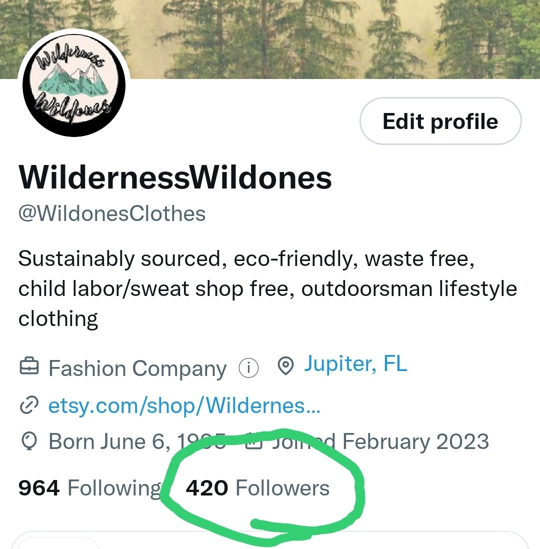 WildonesClothes's tweet photo. Niceeeeee

Thank you to our followers for making this happen! https://t.co/skcLSs0lZN