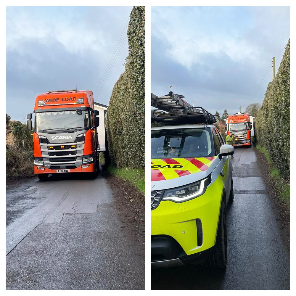 Just wide enough!! Glad to say this lane was wide enough for us to travel down, however we took it slow and steady 👌😊
#transport #transportation #parkhome #holidaypark #lodge #residentialpark