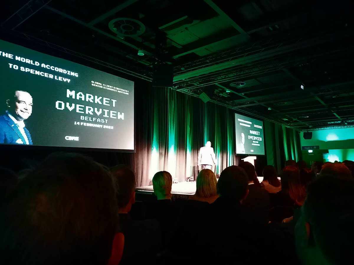 Fascinating morning at CBRE's Market Outlook Event 2023. The highlight, as expected, was hearing Spencer Levy's take on the market.
