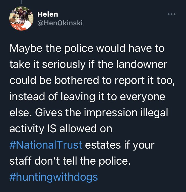 HenOkinski's tweet image. Since you’re still doing stock replies, have one of mine #NationalTrust 
#HuntingWithDogs