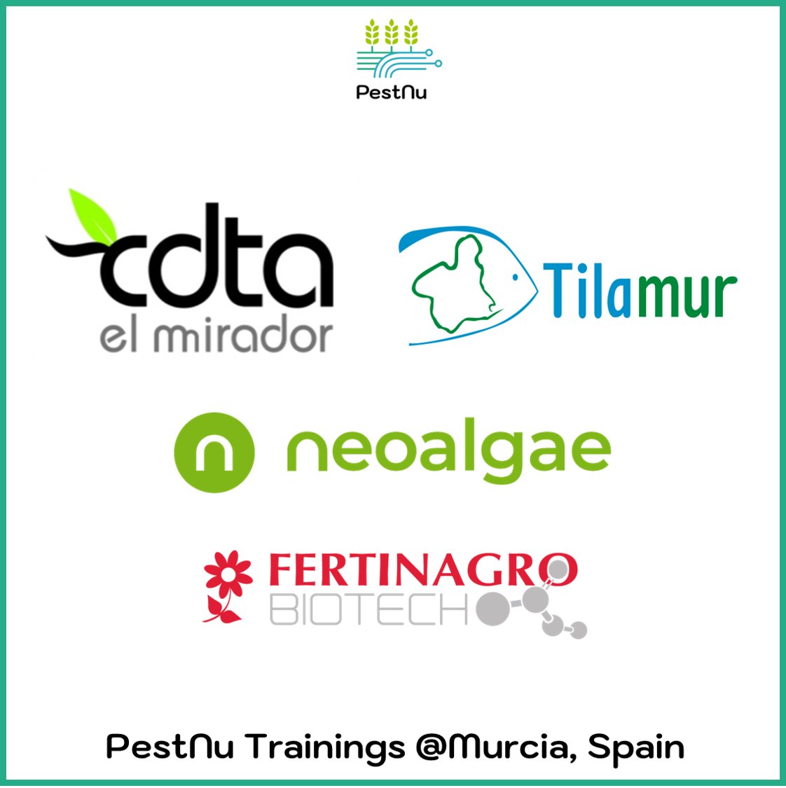 #pestnutrainings
📢 “Current problems in plant health and PestNu solutions for sustainable and precision agriculture” is the title of the upcoming training which is organized by PestNu partners, in📍Murcia, Spain, on the📅23rd of February 2023!
Read more: bit.ly/3HRBvQo