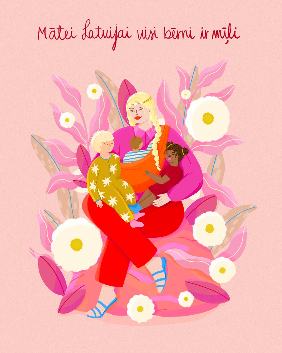 ❤️ VISU mīlētāju dienā vēlamies atgādināt, ka, neatkarīgi no tā, ko tu mīli, Māte Latvija 🇱🇻 mīl visus savu bērnus. 
🙏 Paldies par brīnišķīgo ilustrāciju <a href="/lucilaperini_/">Lucila</a>
autorei no Argentīnas  🇦🇷 un <a href="/goodson_agency/">Anna Goodson Illustration Agency</a> 

❤️ Lai jautra un mīlestības pilna diena visiem!