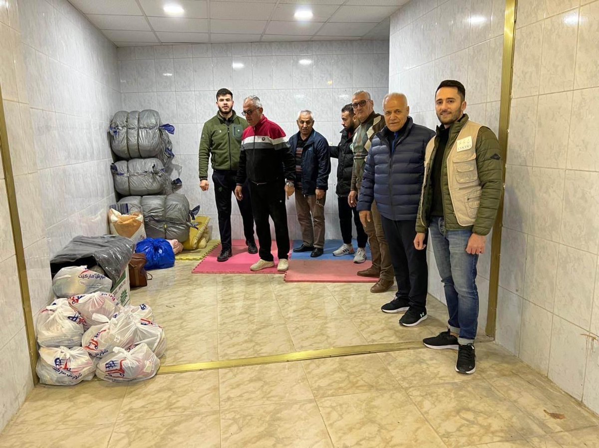 AnkawaCommittee's tweet photo. AHC volunteers and supports humanitarian efforts for those affected by the recent earthquakes in Syria and Turkey.
AHC staff and volunteers joined the Ankawa Municipality and Ankawa CSOs to accept, collect and arrange donations from the community throughout 10-14 February 2023. https://t.co/AdrOuCs27M