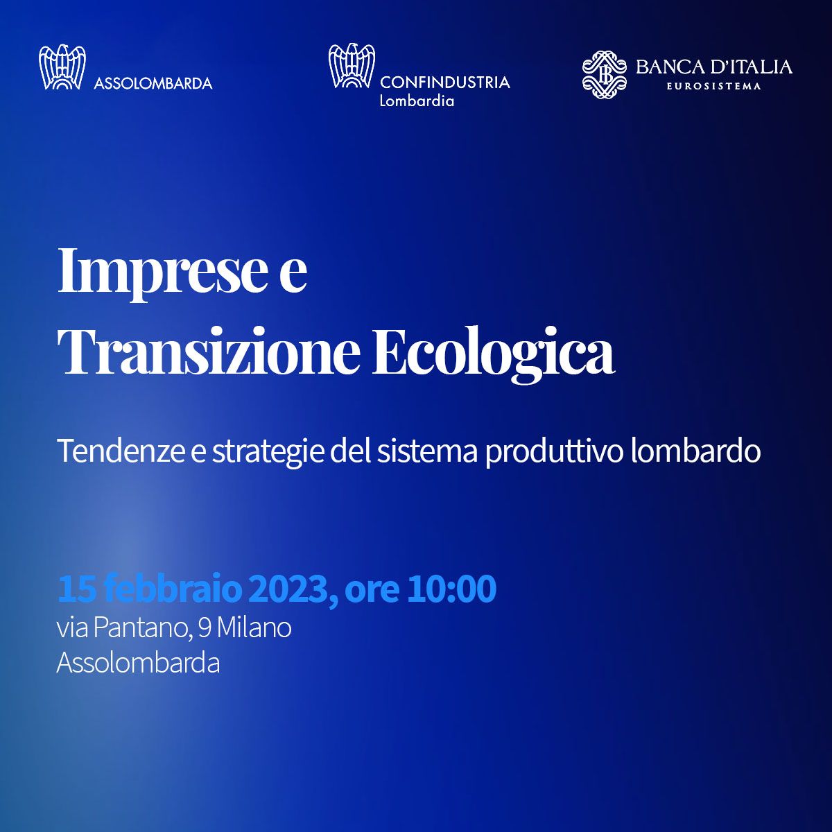 📗 Il 15/02 Confindustria Lombardia, Assolombarda e  Banca d'Italia presentano l'Indagine "Il cambiamento climatico e le strategie delle imprese", ricerca che analizza il posizionamento delle imprese lombarde nell’ambito della #transizioneecologica 
1/3