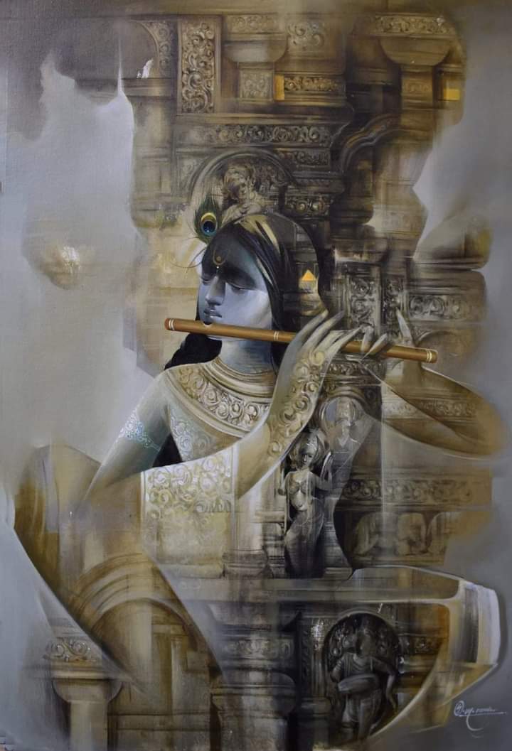 The most important teaching of the Bhagavad Gita is the concept of "Karma Yoga," which emphasizes the importance of performing one's duty and actions selflessly without attachment to the outcome. 🙏🥀
#JaiShriKrishna