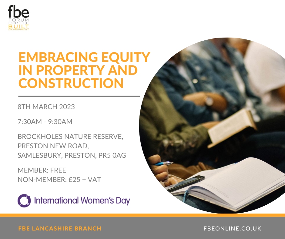 RIBA North West (@ribanorthwest) on Twitter photo Join <a href="/FbeLancashire/">fbe Lancashire</a> in Preston for a breakfast event for International Women’s Day 2023. They are bringing together a panel of women who are particularly well equipped to address this year’s theme of Embrace Equity. buff.ly/3HWp8E1 Join <a href="/FbeLancashire/">fbe Lancashire</a> in Preston for a breakfast event for International Women’s Day 2023. They are bringing together a panel of women who are particularly well equipped to address this year’s theme of Embrace Equity. buff.ly/3HWp8E1